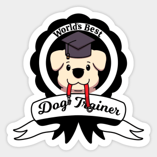 World’s Best Dog Trainer Sticker